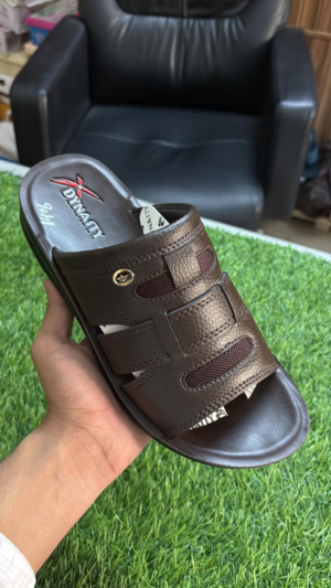 Men’s Brown Casual Slippers